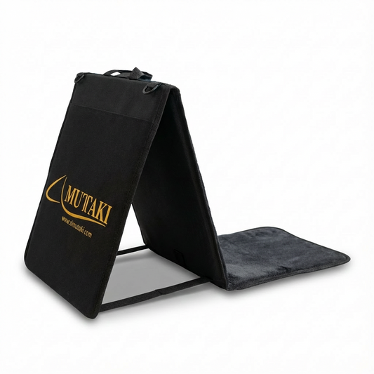 Tapis de Prière avec dossier pliable Noir